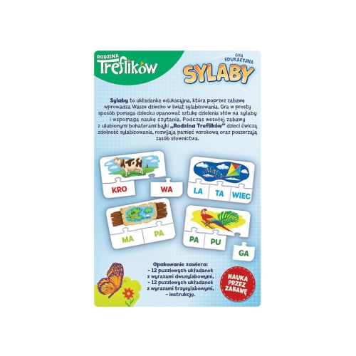Gra Edukacyjna Układanka Sylaby
