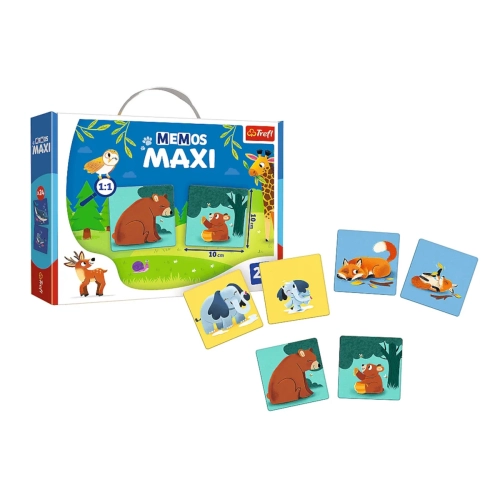 Gra - Memos MAXI Zwierzęta i ich dzieci 02268
