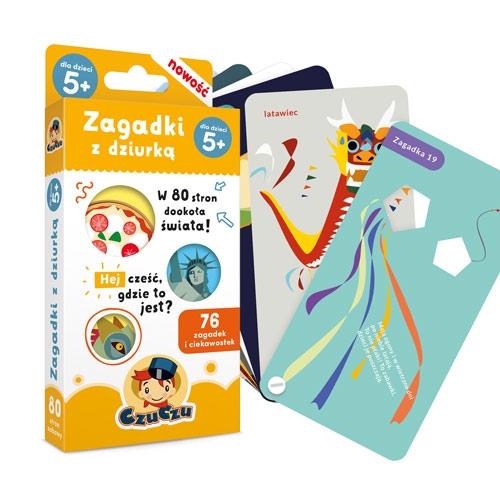 CzuCzu Zagadki z dziurką dla dzieci 5+