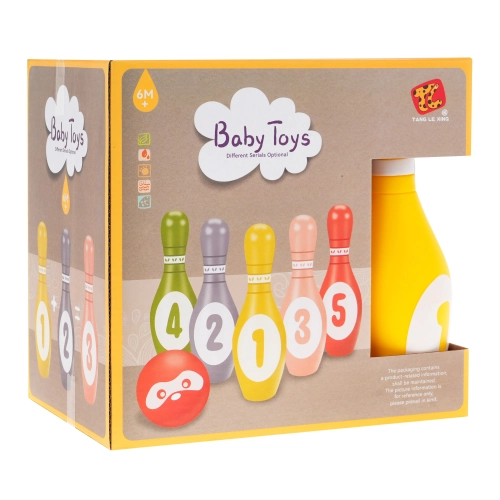 Zestaw piankowych 5 Kręgli z Piłką