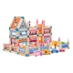 Drewniany Domek Księżniczki klocki 278 el.
