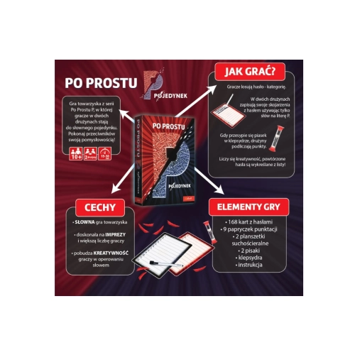 Gra towarzyska Poprostu P Pojedynek Trefl 02389