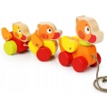 Kaczuszki Drewniane Na Kółkach