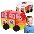 Mini Bus Drewniany ze Zwierzątkami