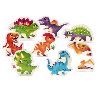 Puzzle Dinozaury 16 el