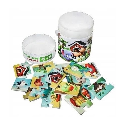 Puzzle Zestaw Gdzie Mieszkają Zwierzęta