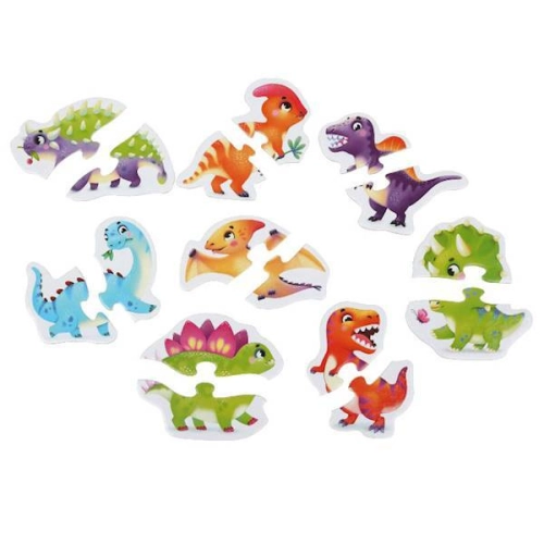 Puzzle Dinozaury 16 el