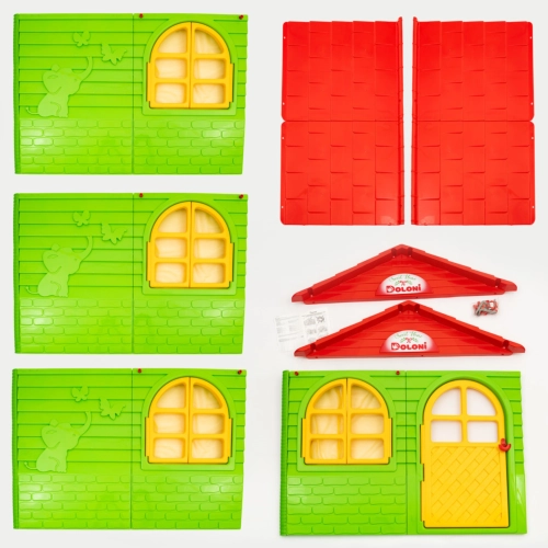 Domek Dla Dzieci Otwierane 4 Okiennice 02550/3