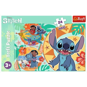 Trefl Puzzle Maxi 24el. Wesoły dzień Lilo & Stitch 14365