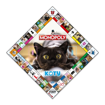 Gra planszowa Monopoly edycja Koty Hasbro 03528