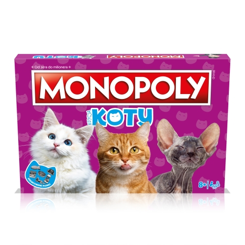 Gra planszowa Monopoly edycja Koty Hasbro 03528 Gra planszowa Monopoly edycja Koty Hasbro 03528