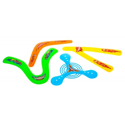 Zestaw Bumerangów 4w1 dla dzieci 3+ Zabawka sportowa rekreacyjna