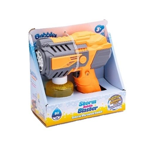 Wyrzutnia baniek mydlanych Sztorm pomarańczowa Dumel
