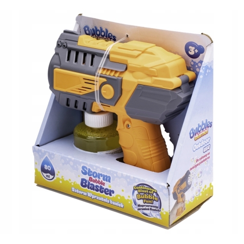 Wyrzutnia baniek mydlanych Sztorm pomarańczowa Dumel