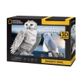 Puzzle 3D National Geographic Puchacz Śnieżny Cubic Fun DS10796H