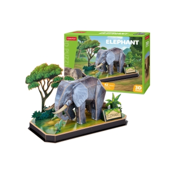 Puzzle 3D Zwierzęta Słoń Cubic Fun P858H