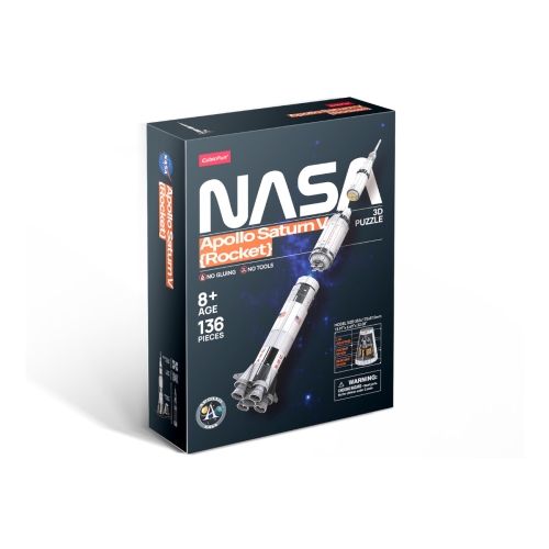 Puzzle 3D Nasa Apollo Saturn V Rocket Cubic Fun DS1059H