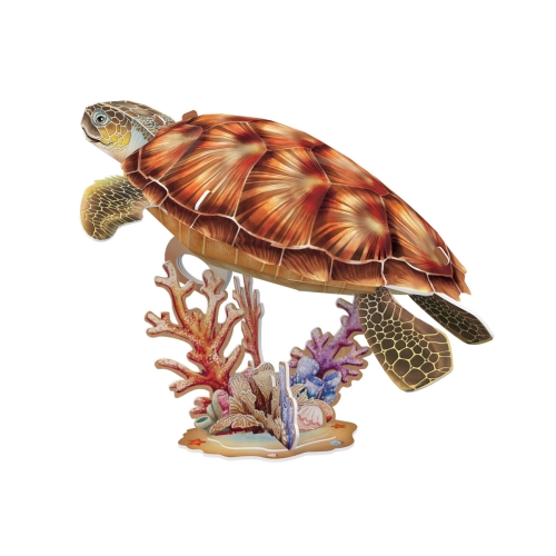 Puzzle 3D Zwierzęta Żółw Morski Cubic Fun DS1080H