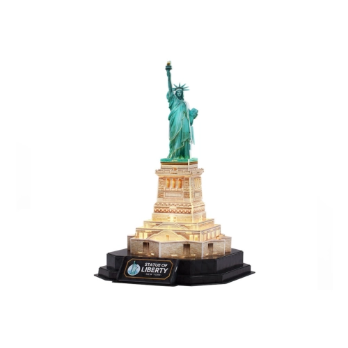 Puzzle 3D LED Statua Wolności Cubic Fun L536H