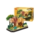 Puzzle 3D Zwierzęta Lew Cubic Fun P856H