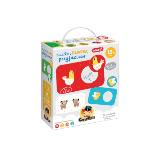 CzuCzu Puzzle z dziurką Przyjaciele 15msc+ 0791