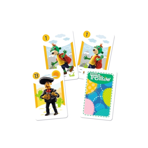 Karty Piotruś - Rodzina Treflików Trefl 08482