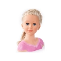 Lalka głowa do stylizacji blondynka Charlene Super Model Bayer 0880
