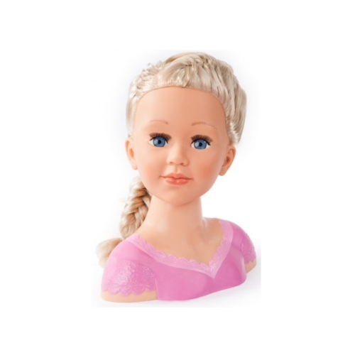Lalka głowa do stylizacji blondynka Charlene Super Model Bayer 0880