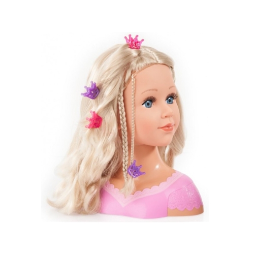 Lalka głowa do stylizacji blondynka Charlene Super Model Bayer 0880