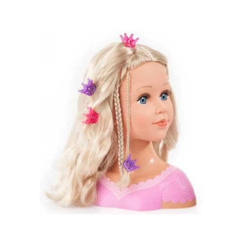 Lalka głowa do stylizacji blondynka Charlene Super Model Bayer 0880