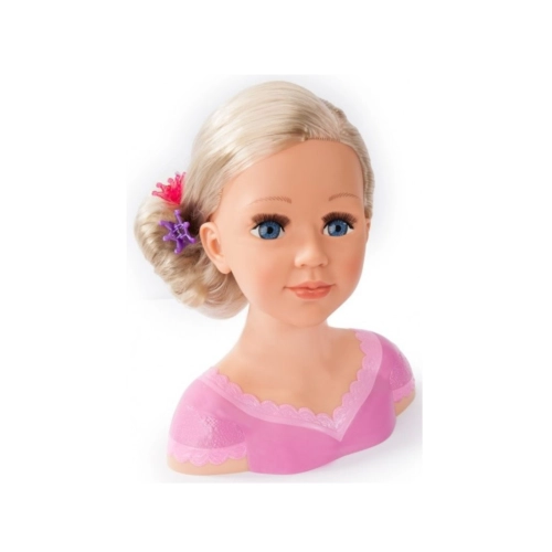 Lalka głowa do stylizacji blondynka Charlene Super Model Bayer 0880