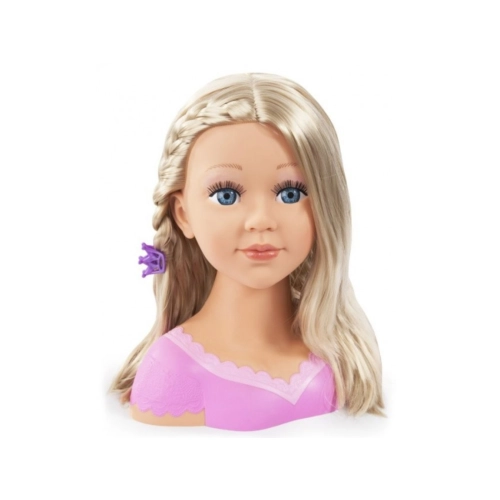 Lalka głowa do stylizacji blondynka Charlene Super Model Bayer 0880