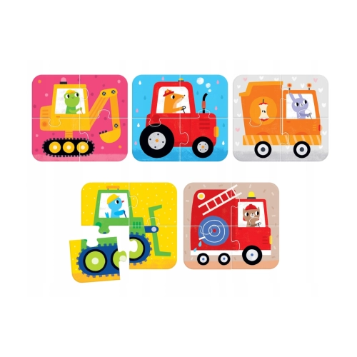 CzuCzu Puzzle Układam pojazdy 2+ 0890