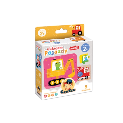 CzuCzu Puzzle Układam pojazdy 2+ 0890
