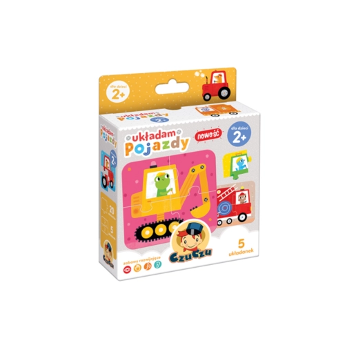 CzuCzu Puzzle Układam pojazdy 2+ 0890