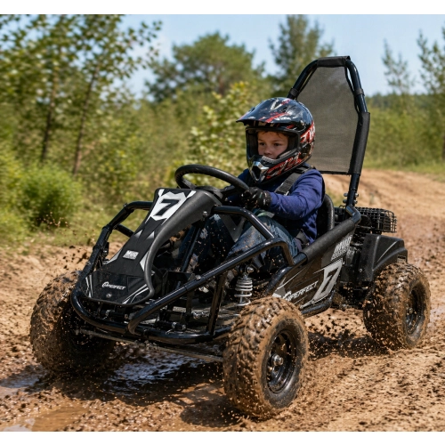 Pojazd Gokart Spalinowy MUD MONSTER czarny PSP.GK008.CZ