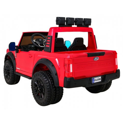 Ford Super Duty Czerwony Auto Na akumulator SX2088