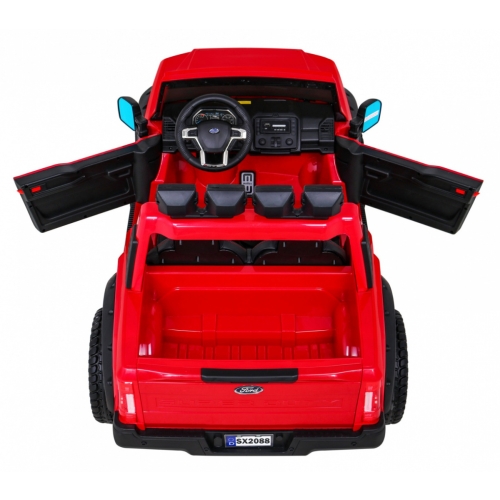 Ford Super Duty Czerwony  Auto Na akumulator SX2088