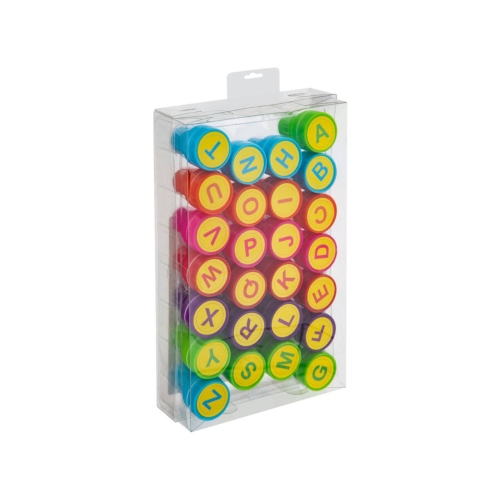 Zestaw 26 Pieczątek ABC Stempelki 100031