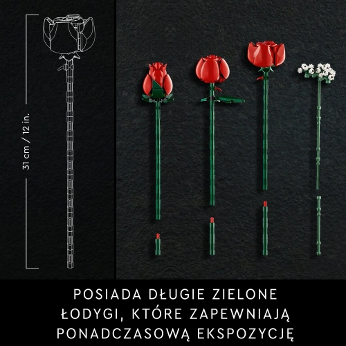 Klocki LEGO ICONS Bukiet róż 10328