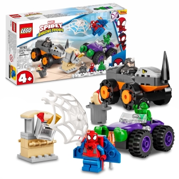 Lego Marvel Hulk kontra Rhino - starcie pojazdów 10782