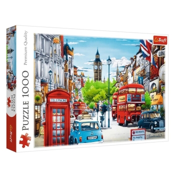 Puzzle 1000 el. Ulica Londynu Trefl 10557