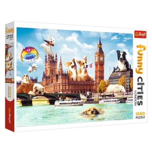 Trefl Puzzle 1000el Psy w Londynie 10596