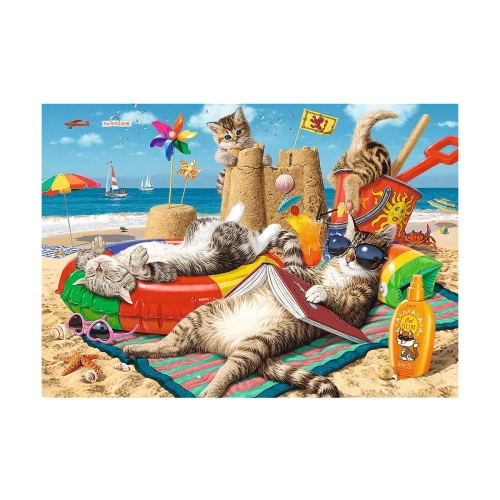 Trefl Puzzle 1011el Kocie wakacje 10674