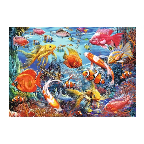 Trefl Puzzle 1060el Podwodne życie Hidden Shapes 10676