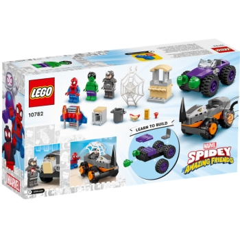 LEGO SUPER HEROES MARVEL Hulk kontra Rhino stracie pojazdów 10782