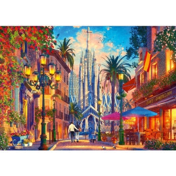 Puzzle 1000 el. Barcelona, Hiszpania Trefl 10793