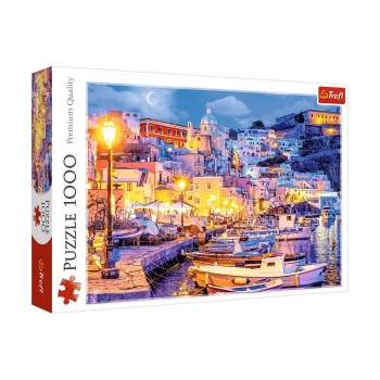 Puzzle 1000 el. Wyspa Procida nocą, Włochy Trefl 10794