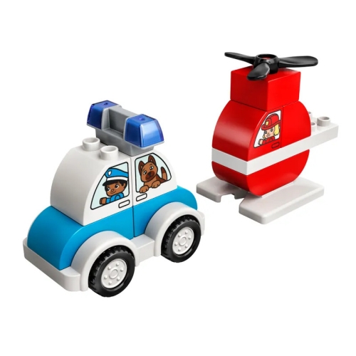 LEGO Duplo Helikopter Strażacki I Radiowóz 10957