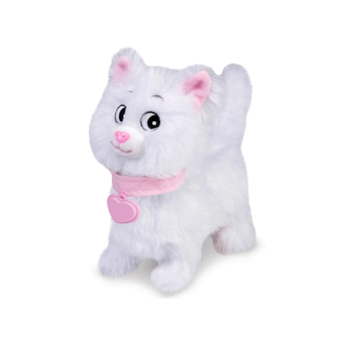 Chodzący Kotek Na Smyczy Biały Natalia 121364